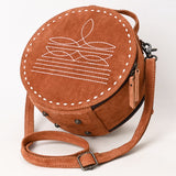 ADBG1549 Canteen Genuine Western Suede Leather women bag