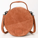 ADBG1549 Canteen Genuine Western Suede Leather women bag