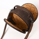 ADBG1549 Canteen Genuine Western Suede Leather women bag