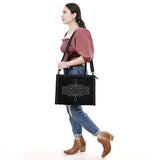 ADBG1553 Tote Genuine Western Suede Leather women bag