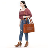 ADBG1553 Tote Genuine Western Suede Leather women bag