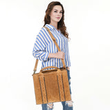 ADBGA607 Tote Genuine Western Suede Leather women bag