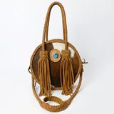 ADBGM466-Canteen Hair-On Genuine Western Leather Women Bag