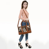 ADBGA625 Duffel Genuine Western Leather Women Bag