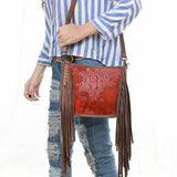 ADBG1565 Crossbody Genuine Western Leather Women Bag