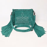 ADBG1572 Crossbody Genuine Western Suede Leather women bag