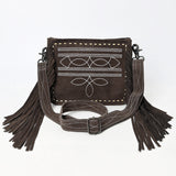 ADBG1572 Crossbody Genuine Western Suede Leather women bag