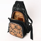 ADBG1573 Sling Genuine Western Suede Leather women bag