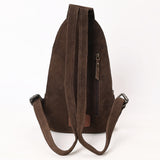 ADBG1573 Sling Genuine Western Suede Leather women bag