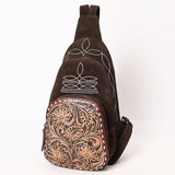 ADBG1573 Sling Genuine Western Suede Leather women bag