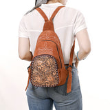 ADBG1573 Sling Genuine Western Suede Leather women bag