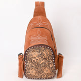 ADBG1573 Sling Genuine Western Suede Leather women bag