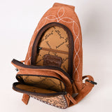 ADBG1573 Sling Genuine Western Suede Leather women bag