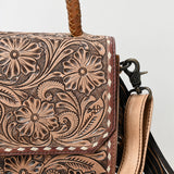 ADBG1583 Clutch Hand Tooled Genuine Western Leather Women Bag