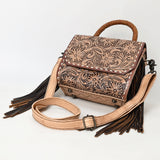 ADBG1583 Clutch Hand Tooled Genuine Western Leather Women Bag