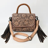 ADBG1583 Clutch Hand Tooled Genuine Western Leather Women Bag