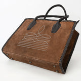 ADBGM484 Tote Genuine Western Suede Leather women bag