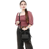 ADBG1549 Canteen Genuine Western Suede Leather women bag