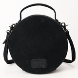 ADBG1549 Canteen Genuine Western Suede Leather women bag