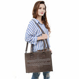 ADBG1553 Tote Genuine Western Suede Leather women bag