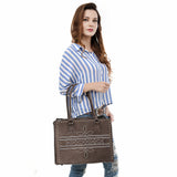 ADBG1553 Tote Genuine Western Suede Leather women bag