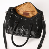 ADBG1585 Duffel Genuine western Suede Leather women bag