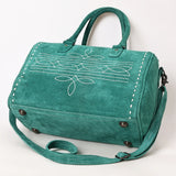 ADBG1585 Duffel Genuine western Suede Leather women bag