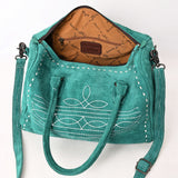 ADBG1585 Duffel Genuine western Suede Leather women bag