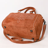 ADBG1585 Duffel Genuine western Suede Leather women bag