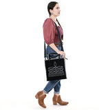 ADBG1590 Tote Genuine Western Suede Leather women bag