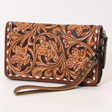 ADBG1591 Wristlet Genuine Western Leather Women Bag