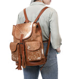 ADBG1596 Backpack Hair-On Genuine Western Leather Women Bag