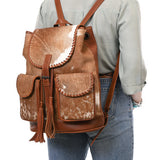 ADBG1596 Backpack Hair-On Genuine Western Leather Women Bag