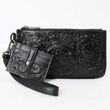 ADBGZ895 Wristlet Genuine Western Leather Women Bag