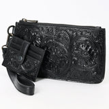 ADBGZ895 Wristlet Genuine Western Leather Women Bag