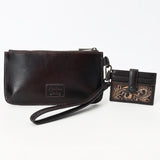 ADBGZ895 Wristlet Genuine Western Leather Women Bag