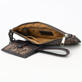 ADBGZ895 Wristlet Genuine Western Leather Women Bag