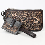 ADBGZ895 Wristlet Genuine Western Leather Women Bag