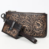 ADBGZ895 Wristlet Genuine Western Leather Women Bag