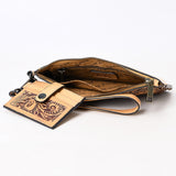 ADBGZ895 Wristlet Genuine Western Leather Women Bag