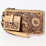 ADBGZ895 Wristlet Genuine Western Leather Women Bag