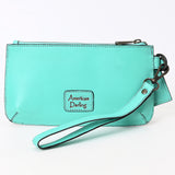 ADBGZ895 Wristlet Genuine Western Leather Women Bag