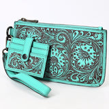 ADBGZ895 Wristlet Genuine Western Leather Women Bag