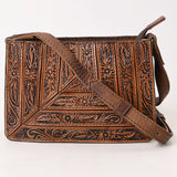 ADBG1609 Crossbody Hand Tooled Genuine Western Leather Women Bag