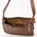 ADBG1609 Crossbody Hand Tooled Genuine Western Leather Women Bag