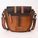 ADBG1610 Crossbody Hand Tooled Hair On Genuine Leather Women Bag