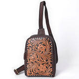 ADBGA661 Sling Hand Tooled Genuine Western Leather Women Bag