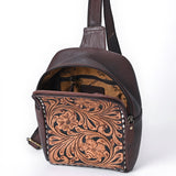 ADBGA661 Sling Hand Tooled Genuine Western Leather Women Bag