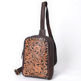 ADBGA661 Sling Hand Tooled Genuine Western Leather Women Bag