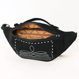 ADBG1618 Fanny Pack Genuine Western Leather Women Bag